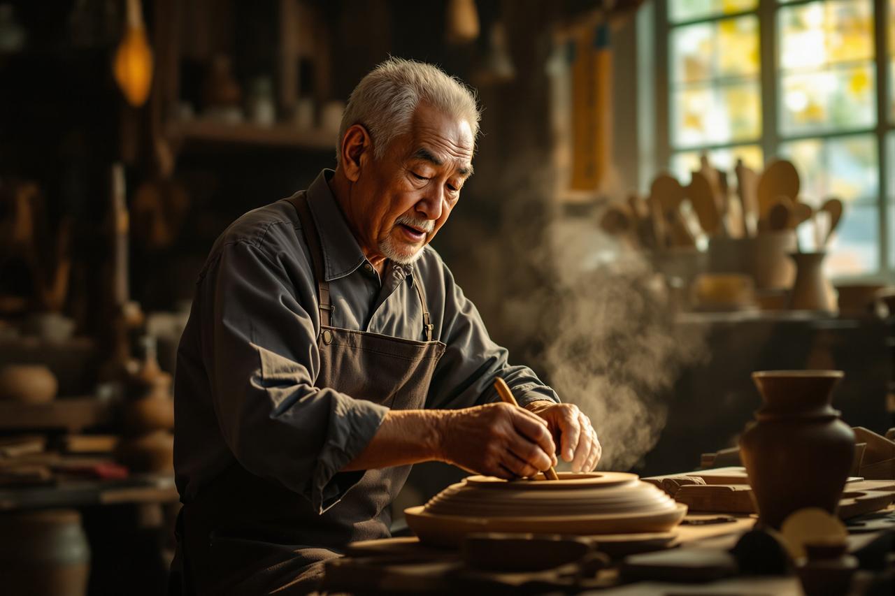 蘑菇影院出品短视频系列《匠心传承》海报